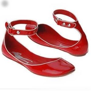 Belle by Sigerson Morrison Red Flats